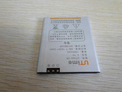 优质手机电池 大厂电芯稳定性与UTime U6 3.7V 1300mAh详解